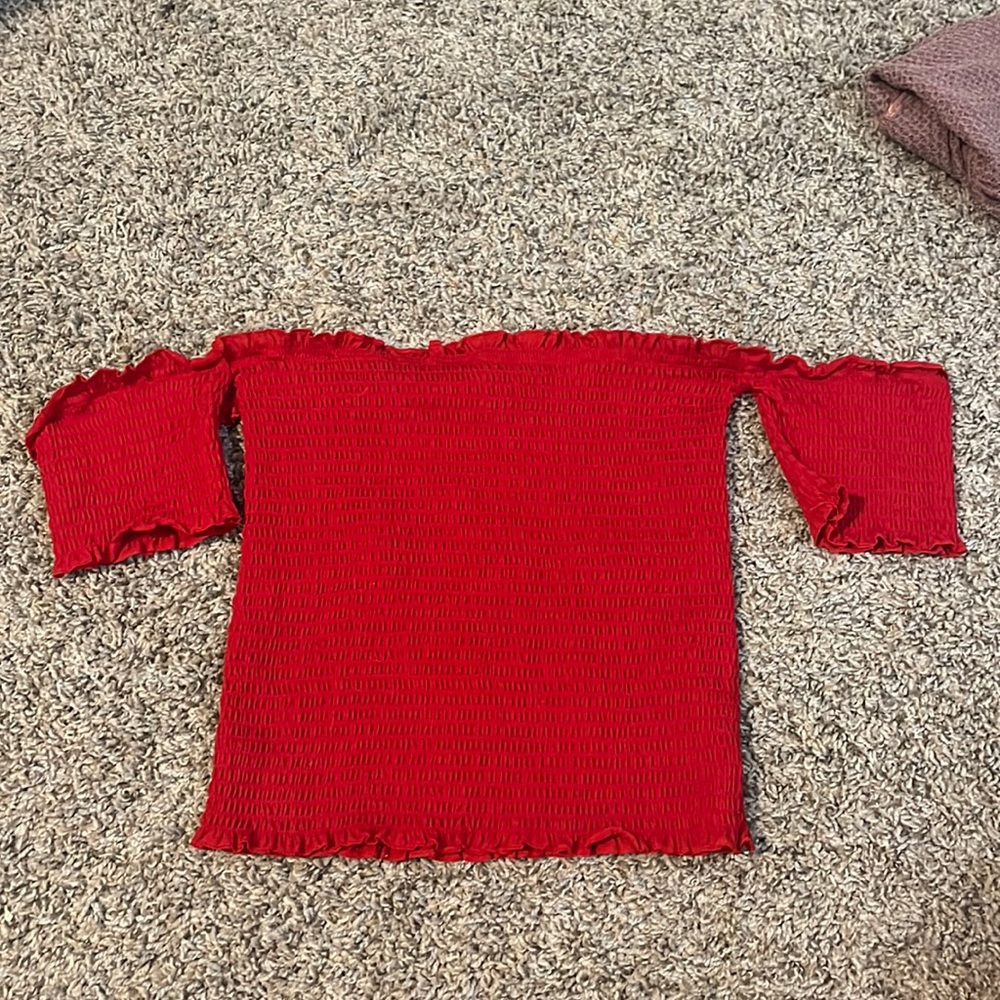 Cravefame By Almost Famous Tube Top with short sleeves
